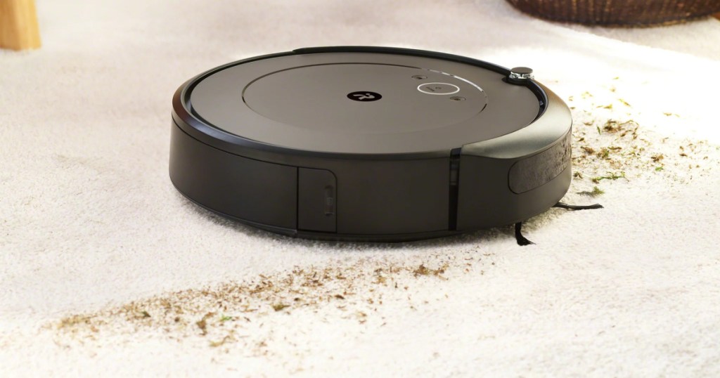 black robot vacuum