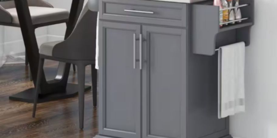 Rolling Kitchen Island w/ Drawers Only $116.92 Shipped on HomeDepot.online (Reg. $195)