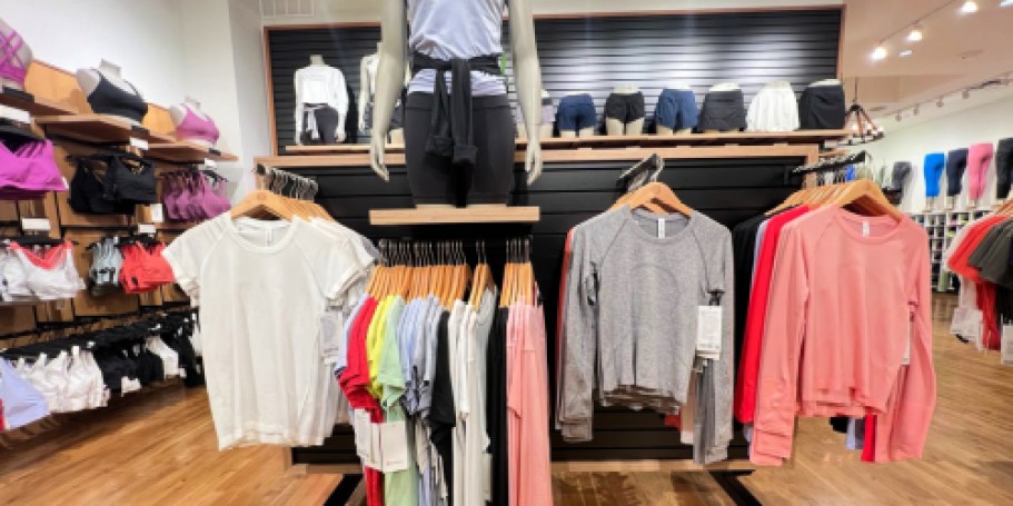 lululemon Tops, Shorts, & More from $19 Shipped