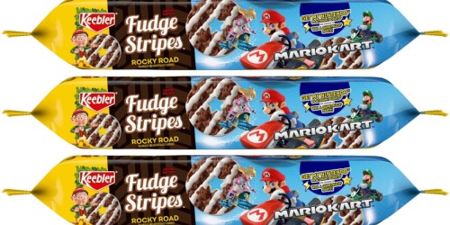 Keebler Mario Kart Fudge Stripes Cookies onlineing Soon to Walmart + Enter to Win GameTruck Party