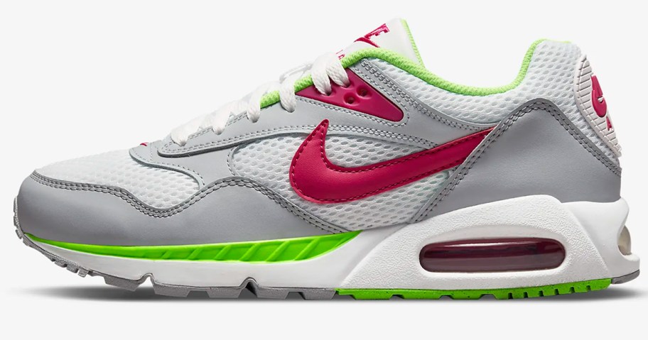 nike air max shoes pink and green