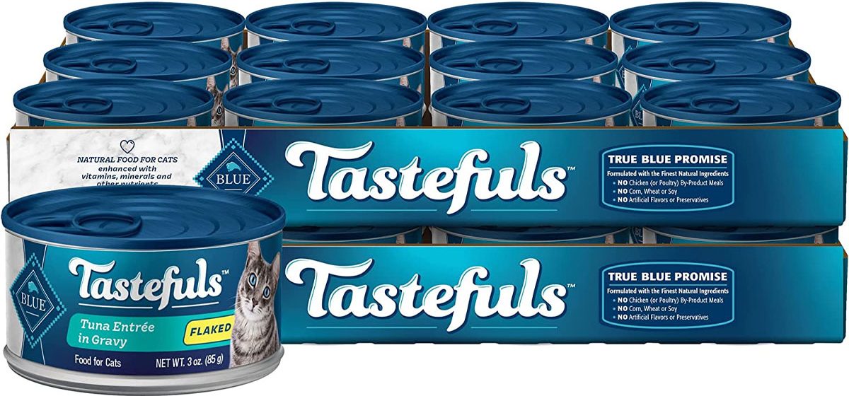 blue buffalo tastefuls wet cat food 24 pack