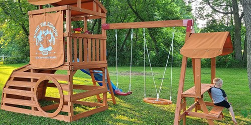 Up to 48% Off Wooden Playground Sets on Amazon | Prices from $212.99 (Regularly $299)