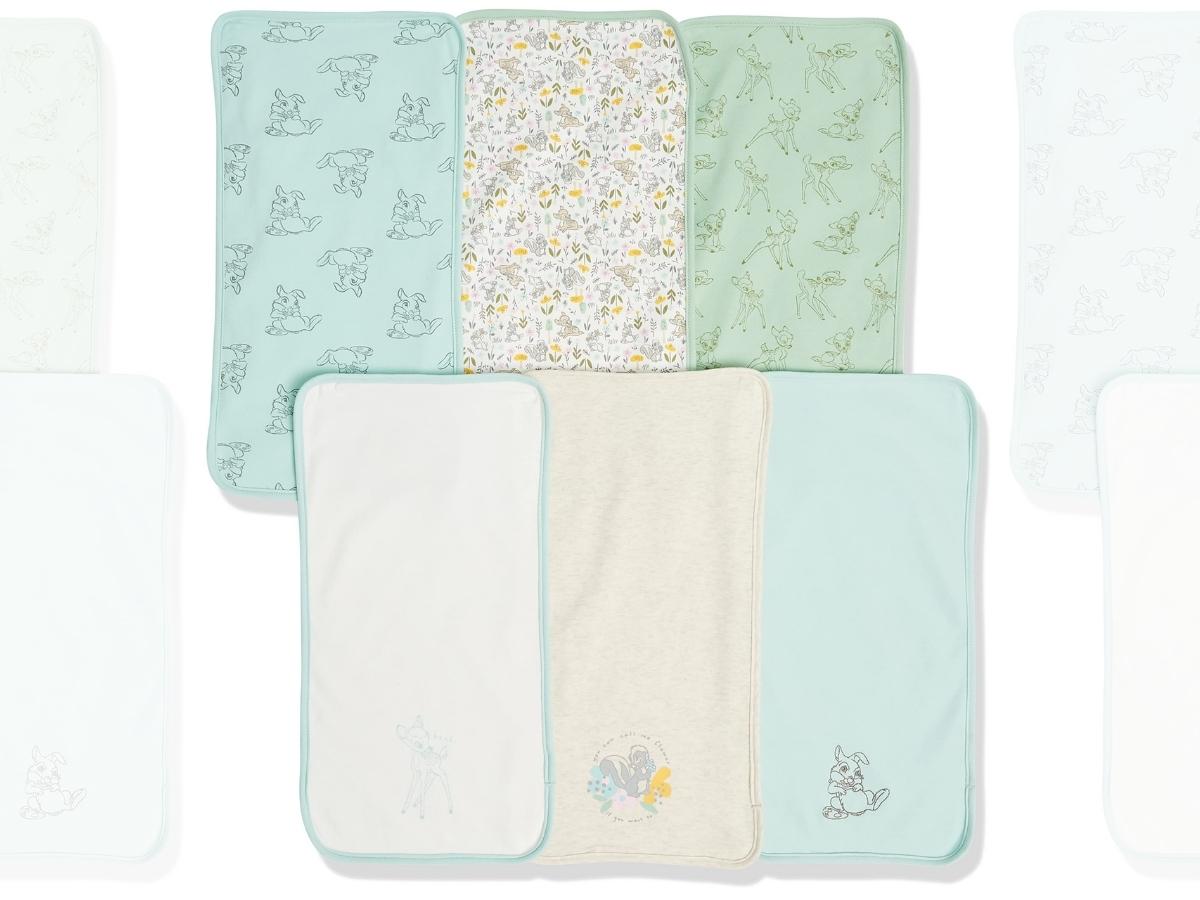 stock image of Amazon Essentials Disney Burp Cloths 6-Pack