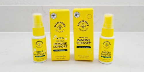 Beekeeper’s Naturals Propolis Throat Sprays from $6.87 Shipped on Amazon | Relieves Sore Throats + Boosts Immune Systems