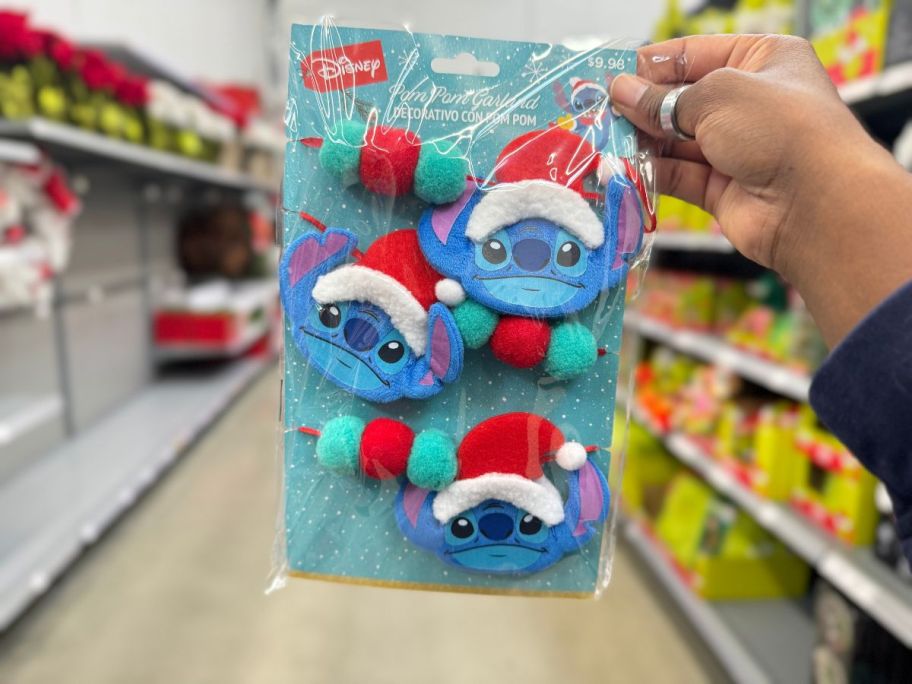 Disney Christmas Stitch Garland