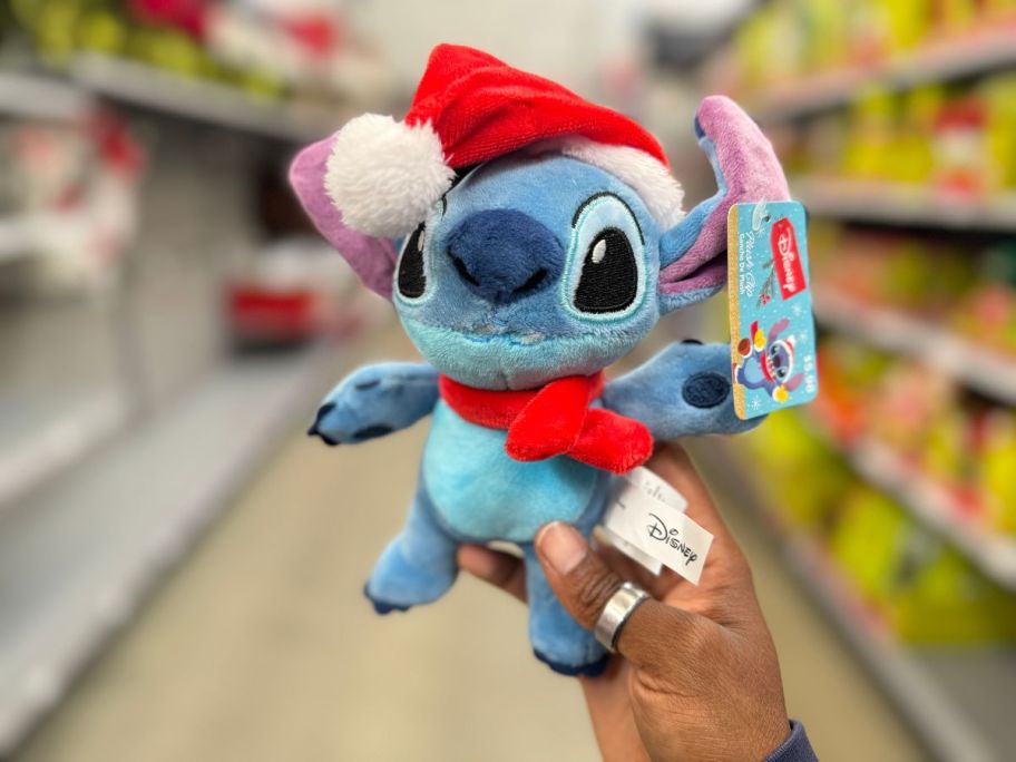 Disney Christmas Stitch Plushie