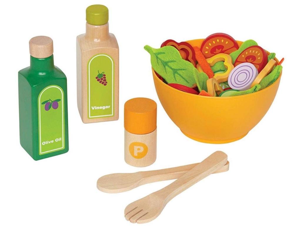 Hape Garden Salad Wood Play Kitchen Play Set