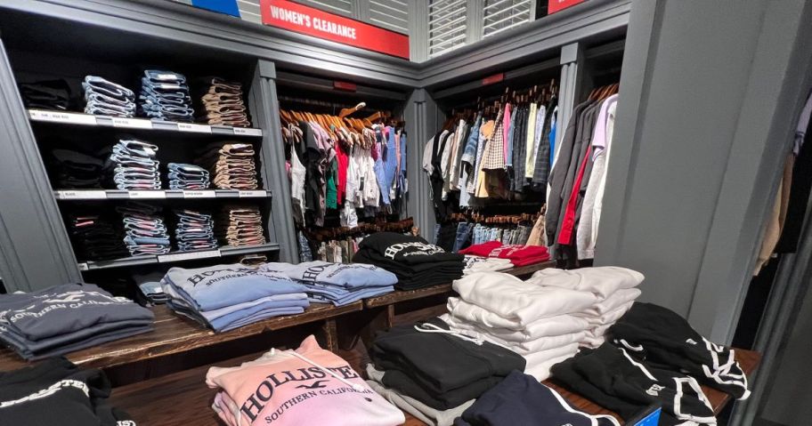 The Hollister Clearance Section