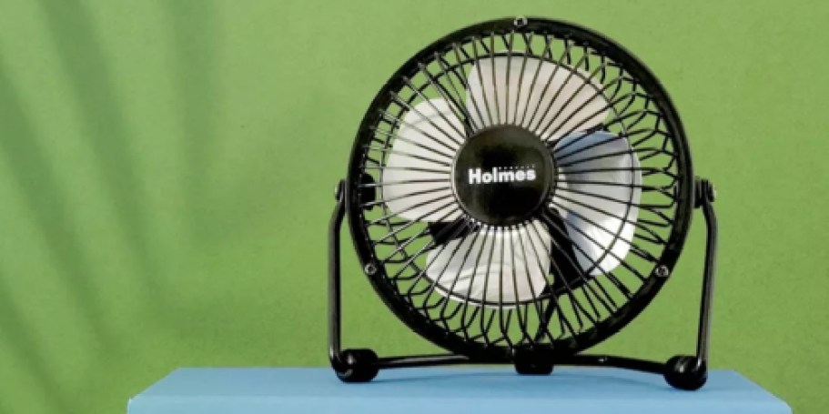 Holmes Personal Desk Fan Only $6 + More Target Fans on Sale