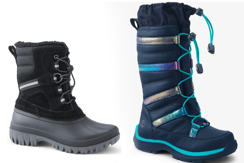 Lands’ End Kids Snow Boots