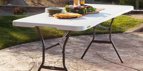 Lifetime 5′ Folding Table Only $29.68 on Walmart.online (Regularly $46)