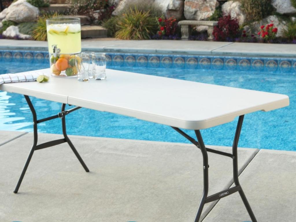 Lifetime 5' Fold-in-Half Outdoor Table