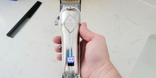 Cordless Men’s Hair Clippers Set Only $19.79 Shipped on Amazon | Includes 6 Attachments & Cape