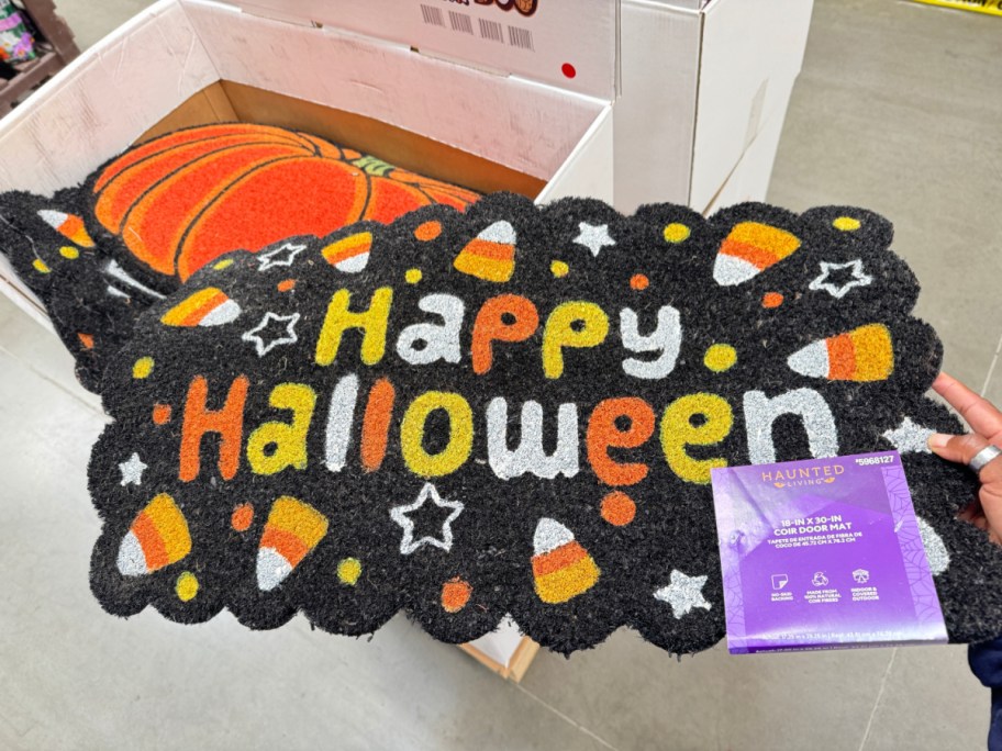 Happy Halloween Doormat from Lowe's