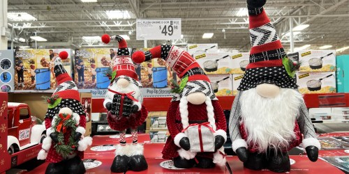 Sam’s Club Christmas Gnomes are Back | Get a 4-Piece Family Set & More!