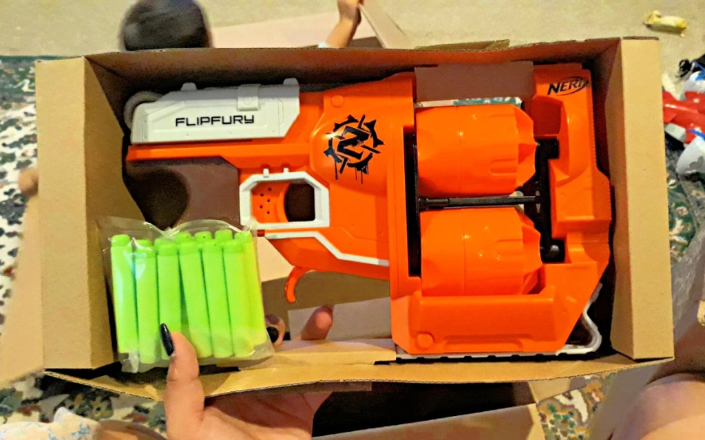 NERF Zombie Strike FlipFury Blaster