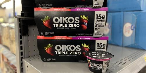 $16 Worth of Oikos Greek Yogurt Just $5.97 After Cash Back at Walmart