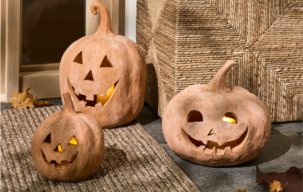 Pottery Barn Terracotta Pumpkins