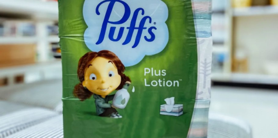 Puffs Plus Lotion Tissue Boxes 28-Count $22.96 Shipped After Amazon Credit (82¢ Per Box!)