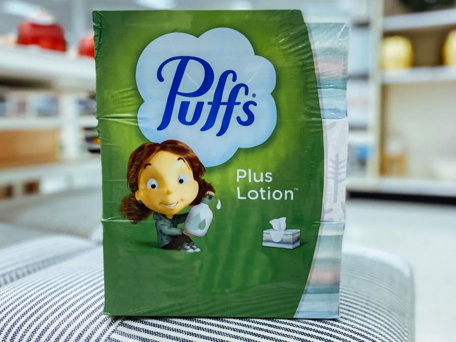 Puffs Plus Lotion Tissue Boxes 28-Count Only $22.96 Shipped After Amazon Credit (Just 82¢ Per Box!)