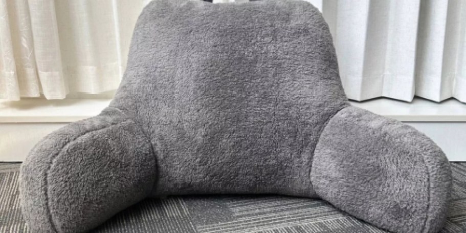 Room Essentials Sherpa Bed Rest Pillow Just $8 on Target.online (Regularly $16)