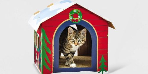 Wondershop Holiday Cat Scratcher Houses from $15 on Target.online