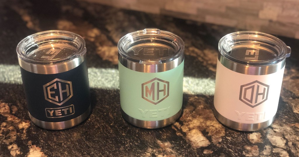 Yeti Cups monogramed