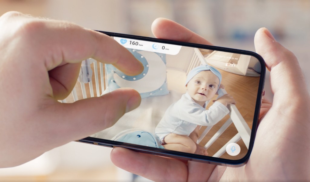 baby monitor on phone