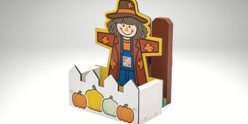 **FREE Home Depot Kids Workshop on November 5th | Make a Scarecrow Napkin Holder