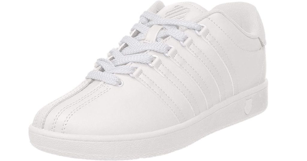 white K-Swiss shoe