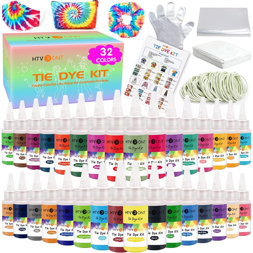 multi piece tie dye kit