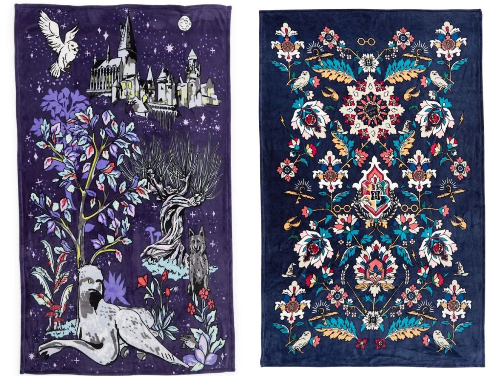 Vera Bradley Harry Potter Plush Throw Blankets