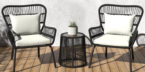 Amazon Basics 3-Piece Outdoor Patio Set Just $91 Shipped (Reg. $237)