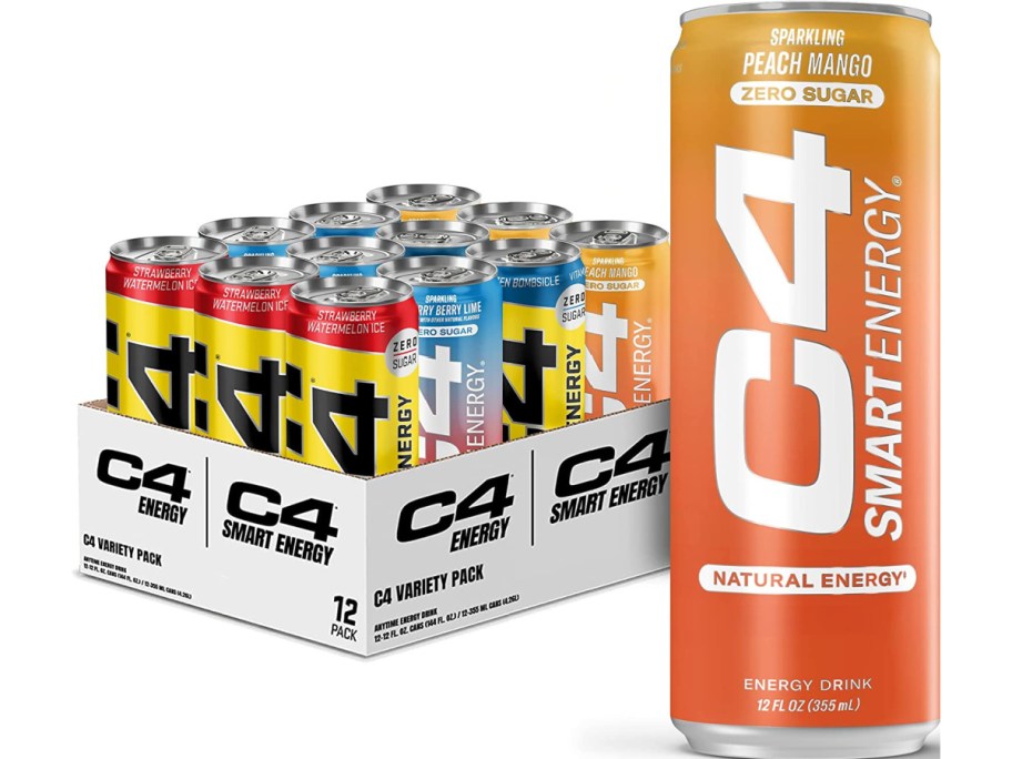 C4 Energy & Smart Energy Drinks Variety 12 Pack