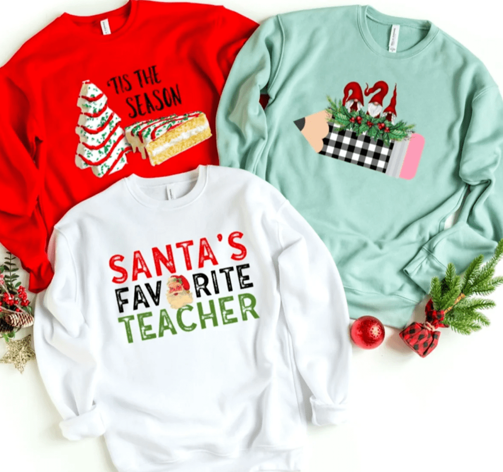 Christmas sweatshirts 