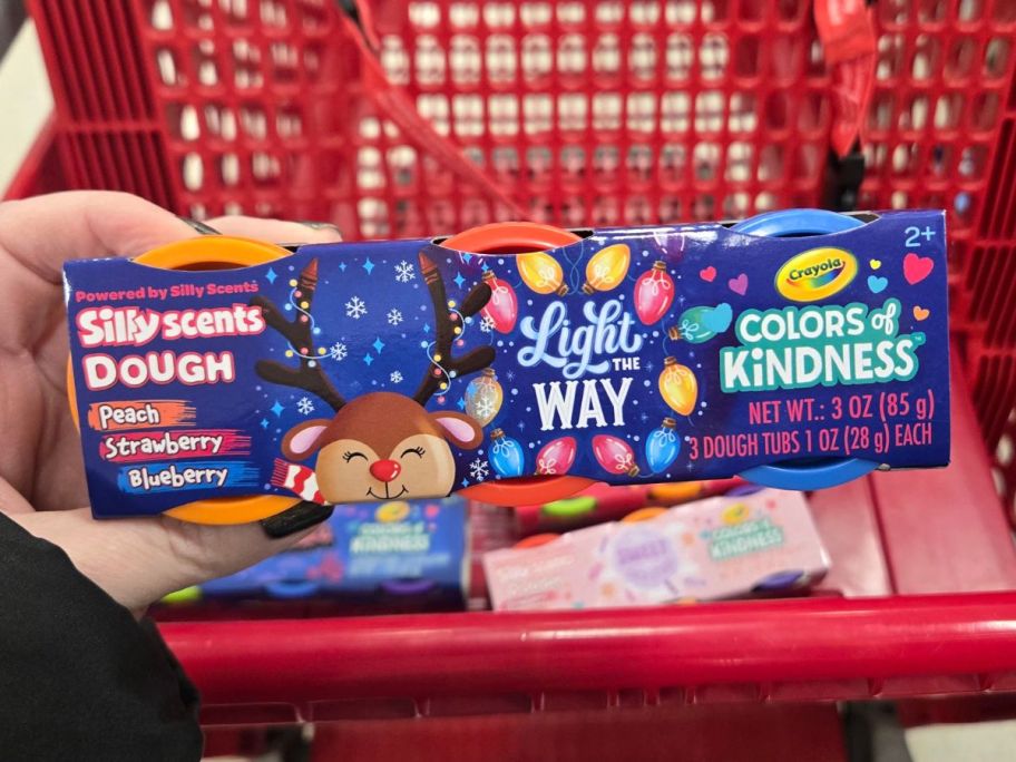 Crayola Light the Way Christmas Colors of Kindness in hand in store