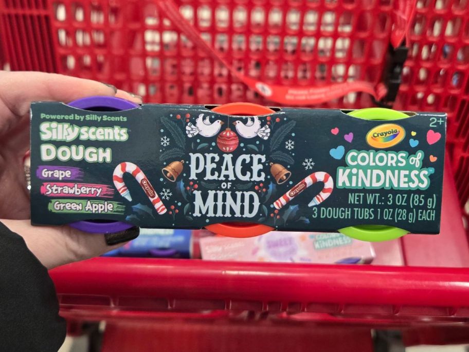 Crayola Peace of Mind Christmas Colors of Kindness in hand in store