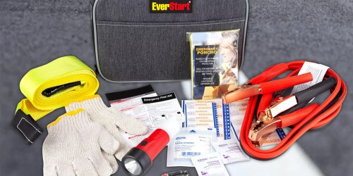 EverStart Auto Travel Safety Kit Just $10 on Walmart.online (Regularly $20) | Includes Jumper Cables, Flashlights & More