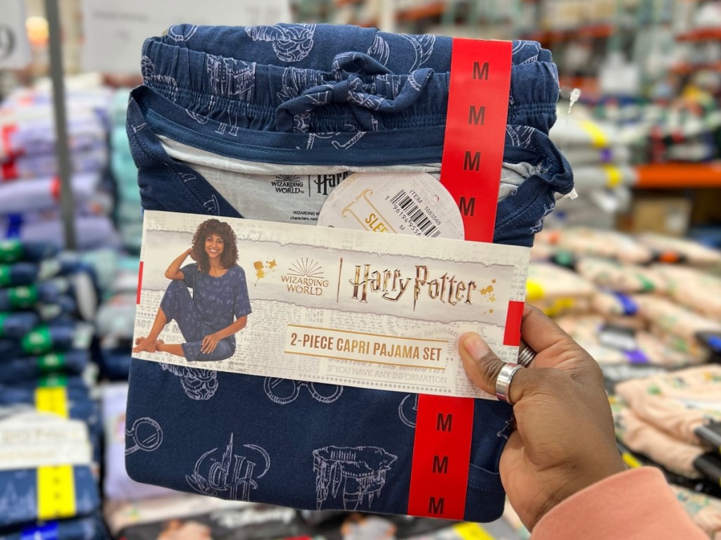 Women's Character Capri Pajama Set in Blue Harry Potter