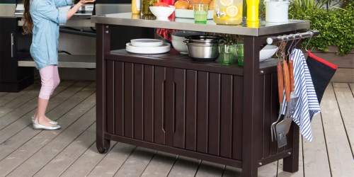 Keter Outdoor Storage Station Grilling Table Only $129.91 on SamsClub.online (Regularly $170)