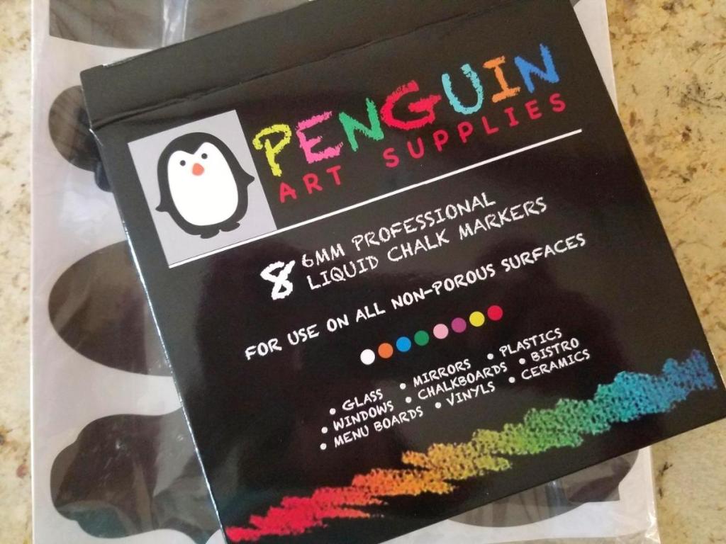 Penguin Art Supplies Liquid Chalk Markers 8-Pack