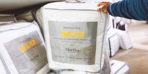 Martha Stewart Quilted Mattress Pads from $10 on Macys.online (Regularly $40)