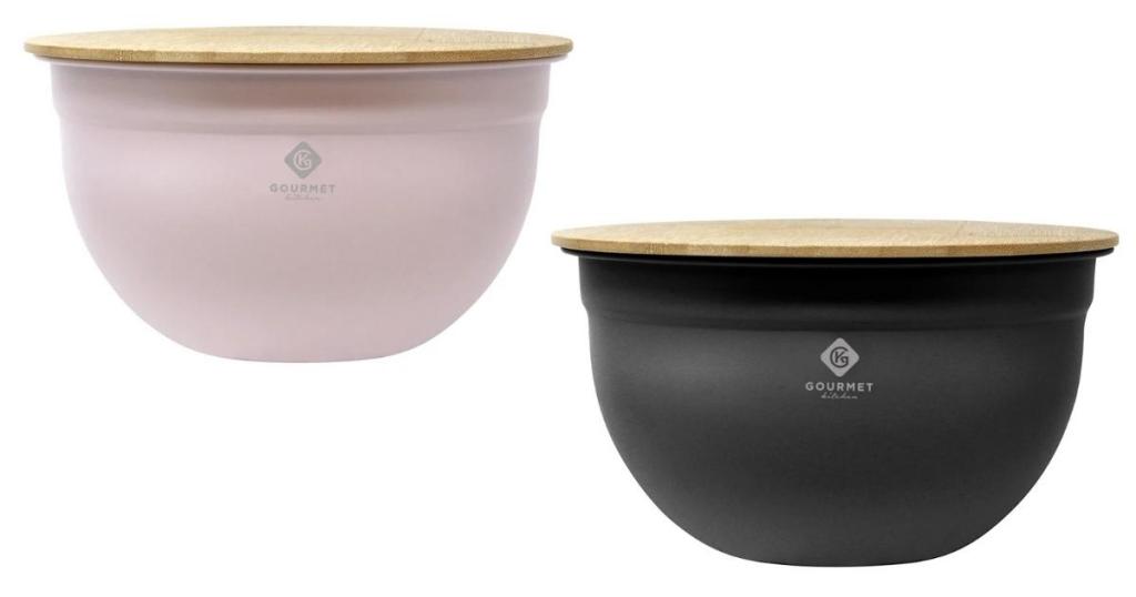 Mixing Bowls w/ Bamboo Lids