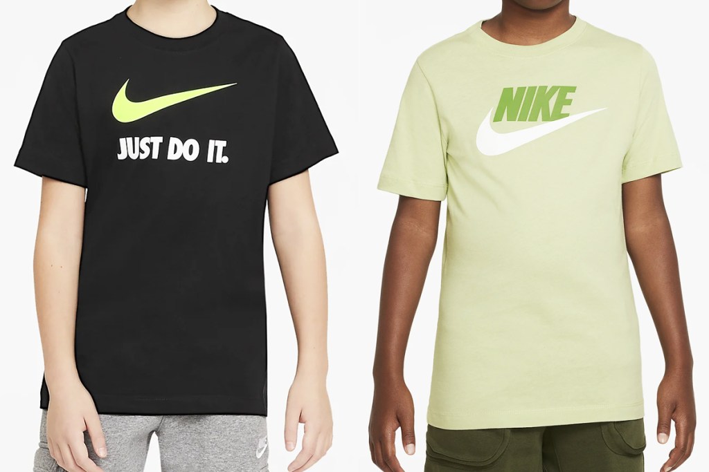 two nike boys tshirts