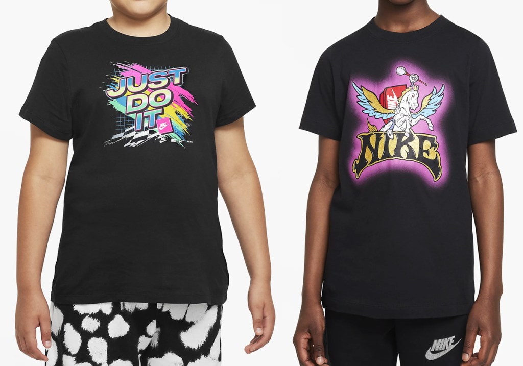 two nike boys tshirts