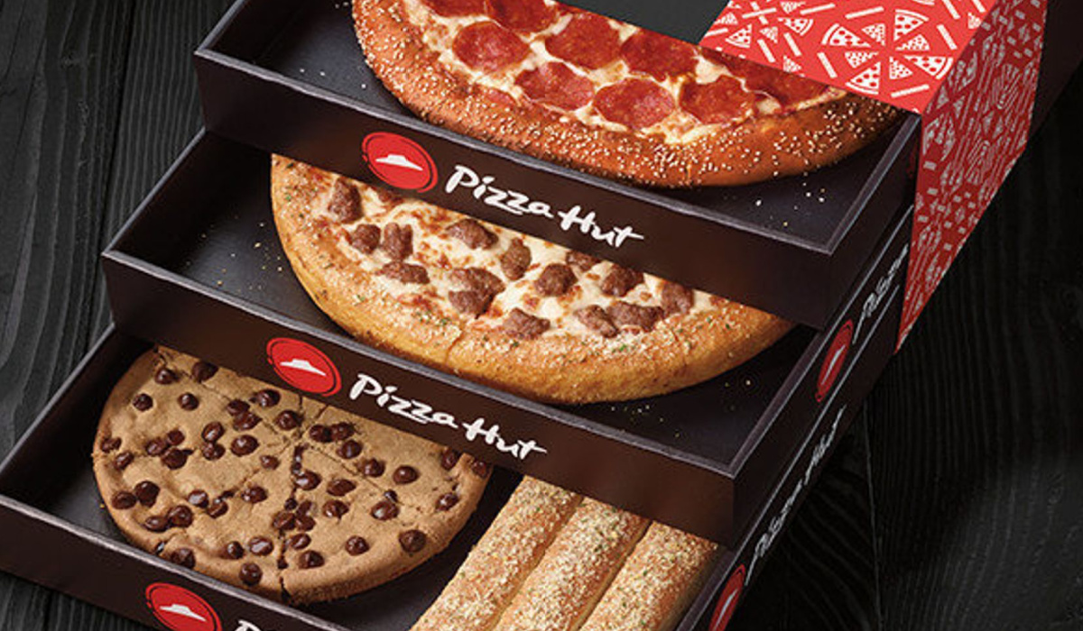 Pizza Hut Triple Treat Box Only $19.99 (TWO Medium Pizzas, Bread Sticks & Dessert)