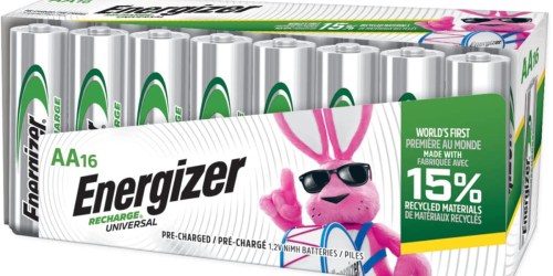 Energizer Rechargeable AA Batteries 16-Pack Just $19.97 on Costco.online