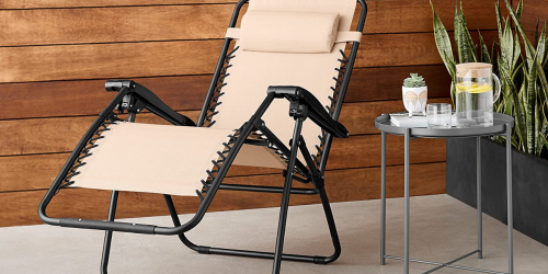 Amazon Basics Outdoor Zero Gravity Chair ONLY $30 Shipped (Regularly $59.99)