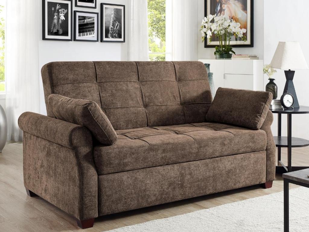 Serta Haiden Sofa Sleeper in Dark Brown